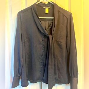 Gray H&M Size 8 Blouse